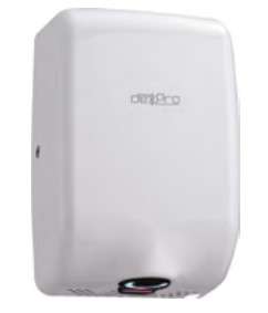 FEISTY COMPACT HIGH SPEED HAND DRYER, 1 kW, STAINLESS STEEL - WHITE