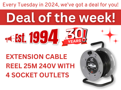Deal of the week - EXTENSION CABLE REEL 25M